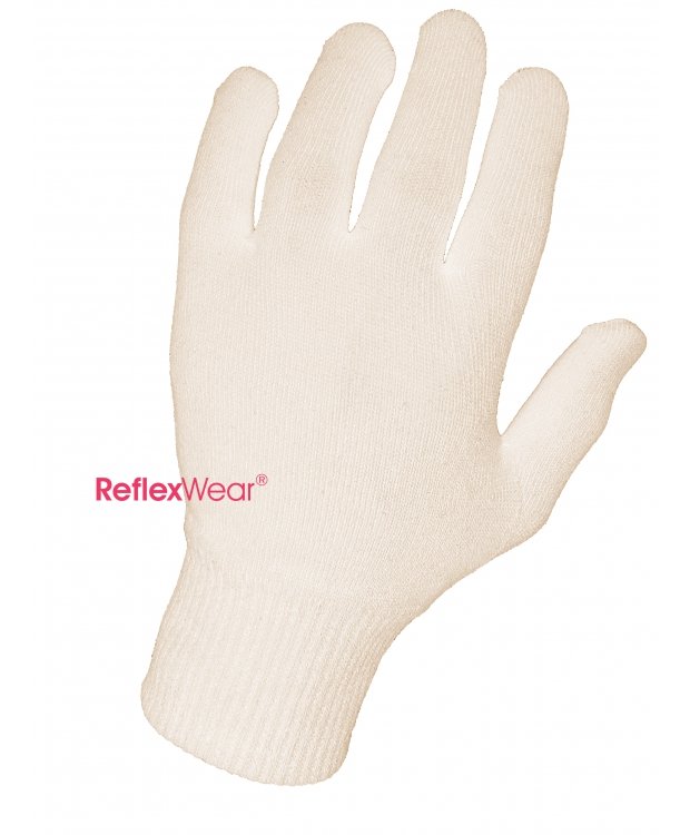 ReflexWearÂ® Tynd Handsker med fingre i naturale. Unisex