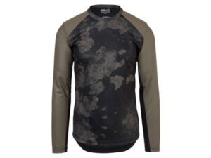 AGU - Cykeltrøje med lange ærmer - Loose fit - MTB - Army Grøn - Str. S