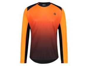 AGU - Cykeltrøje med lange ærmer - Loose fit - MTB - Neon Orange - Str. XXXL