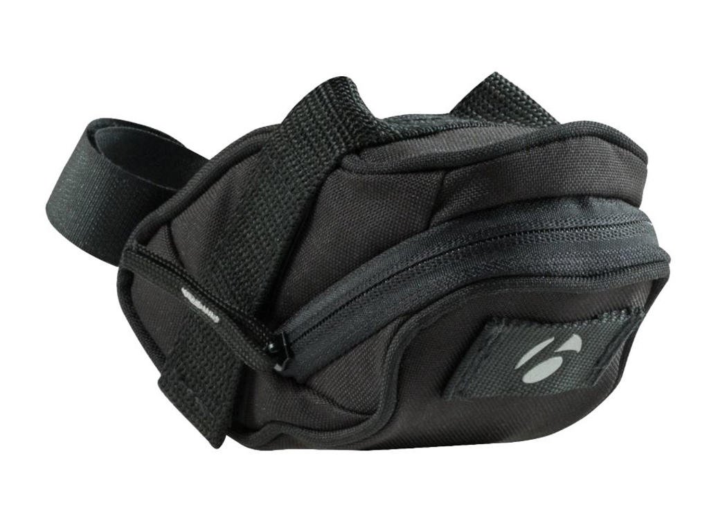 Bontrager Comp - Sadeltaske 0,8 Liter med velcro strop - Sort