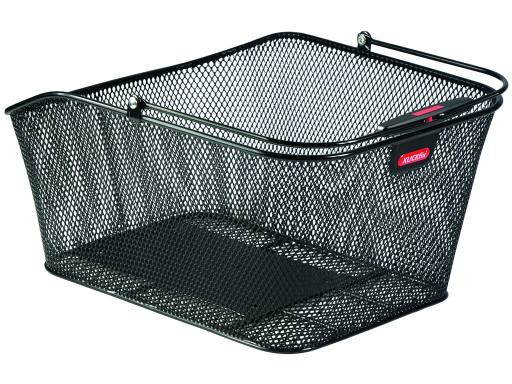 Klickfix Korbklip City II - Cykelkurv til bag - 20 liter - Sort