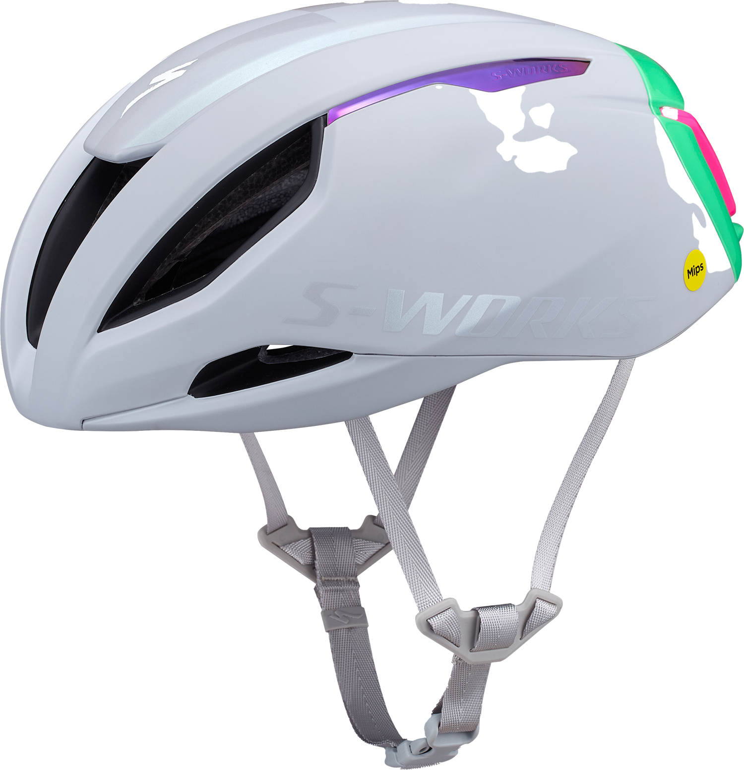 Specialized S-Works Evade 3 MIPS Cykelhjelm - Electric Dove Grey