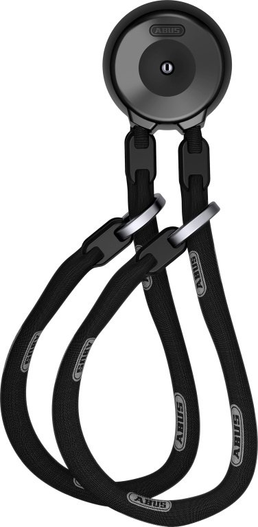 Abus Væganker WCH + 2 x 9KS / 110cm loop Kæde X-PLUS - Sort