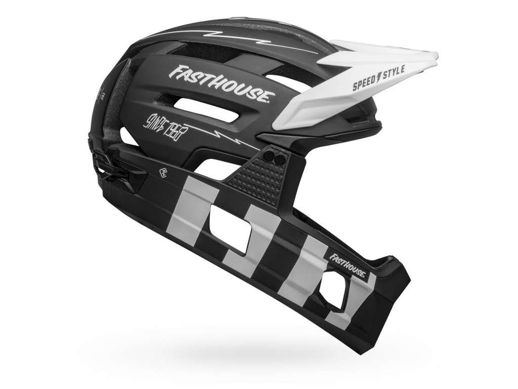 Bell Super Air R Spherical - Cykelhjelm MTB - Str. 58-62 cm - Sort hvid