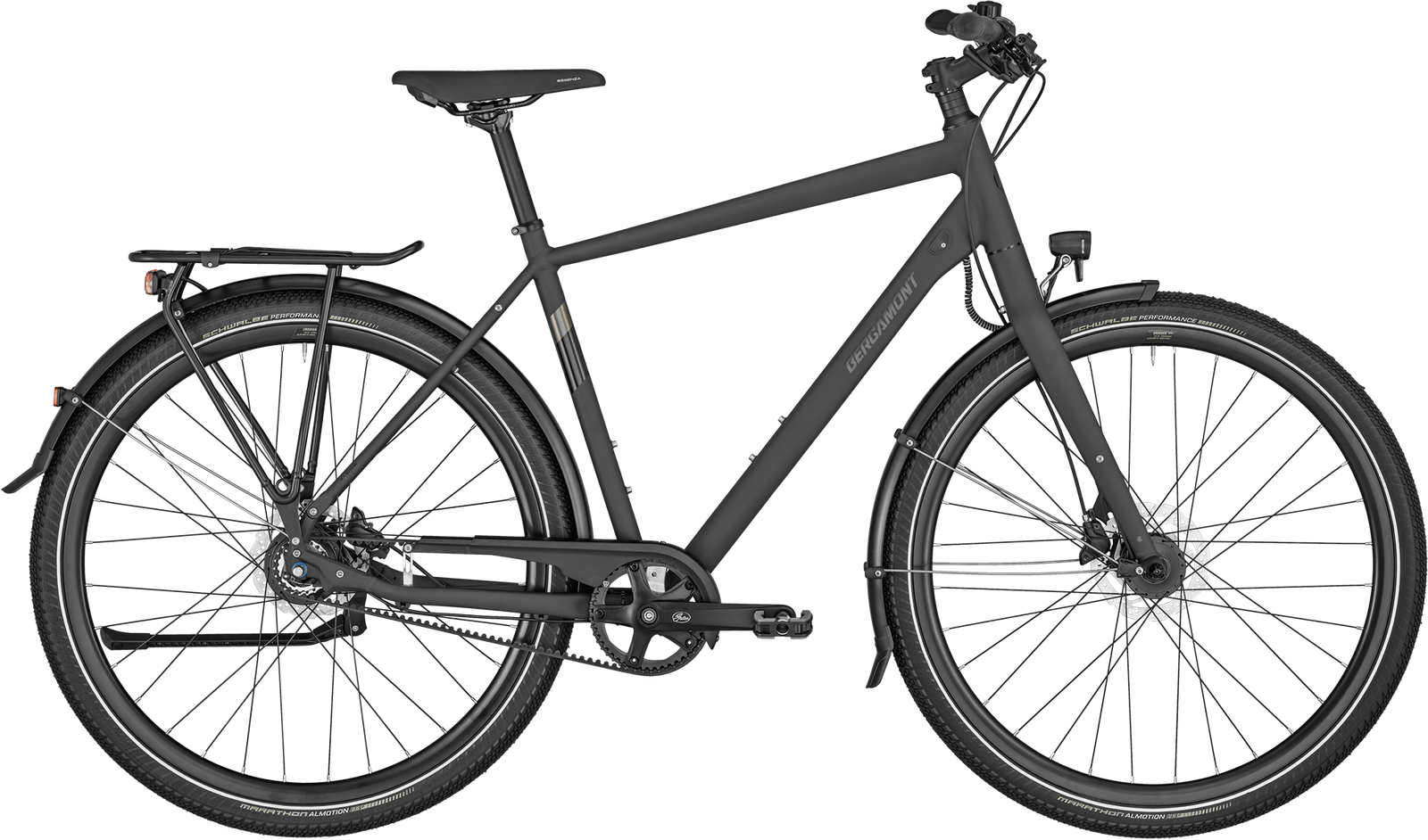 Bergamont Vitess N8 Belt Gent 2024 - Sort