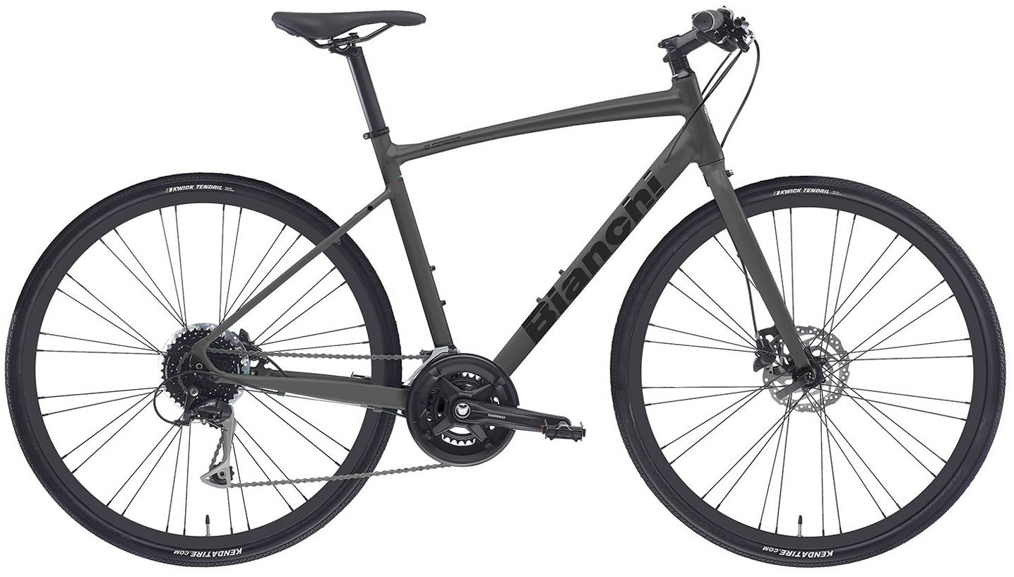 Bianchi C-SPORT 2 Herre 2025 - Graphite/Soft Black Matte