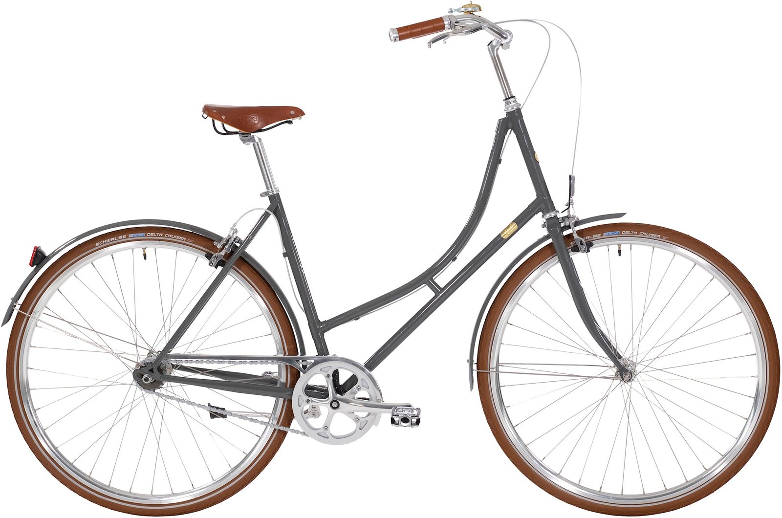 Bike by Gubi 7g Dame Fodbremse 2023 - Grå