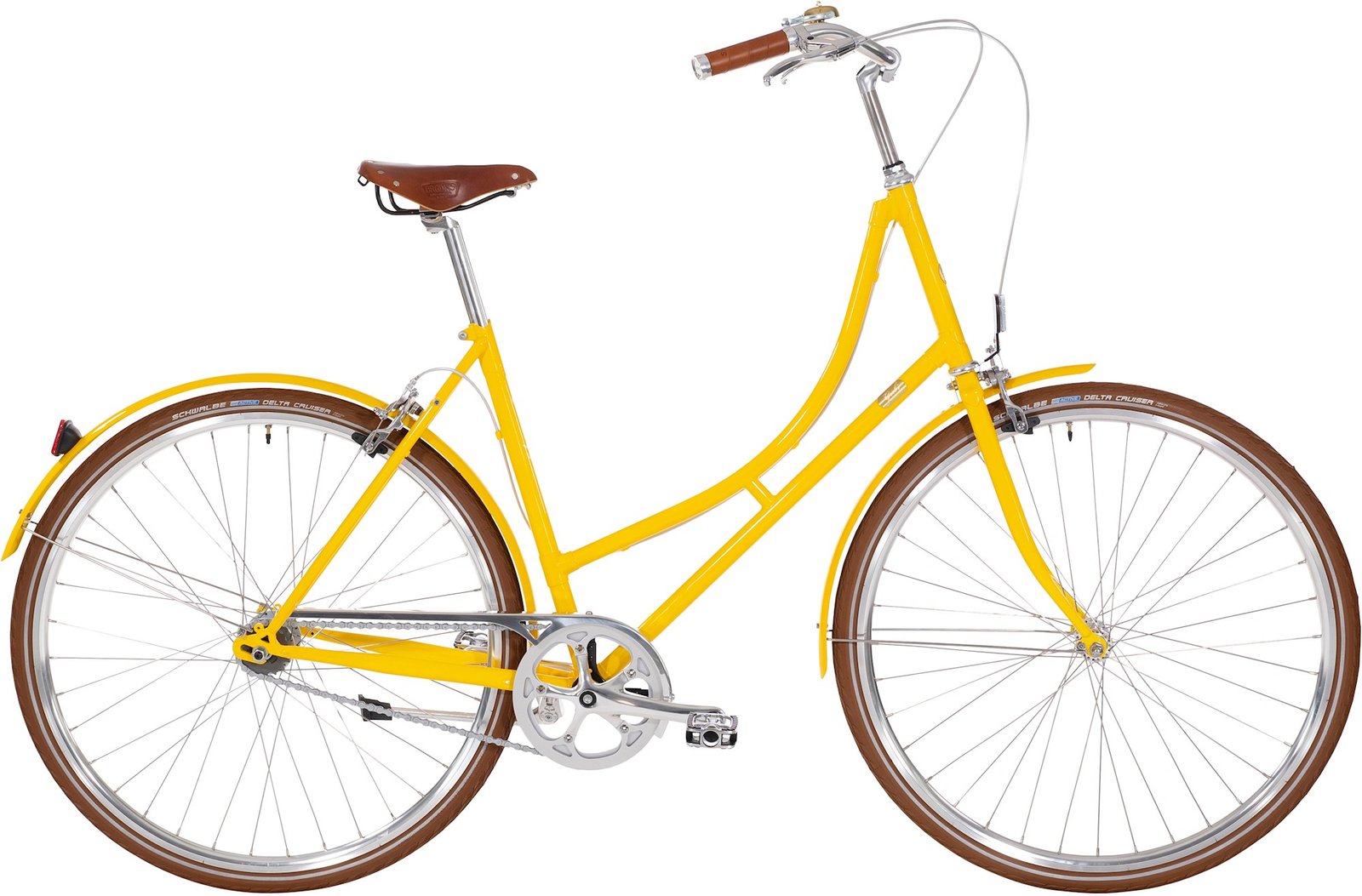 Bike by Gubi 7g Dame Fodbremse 2023 - Gul