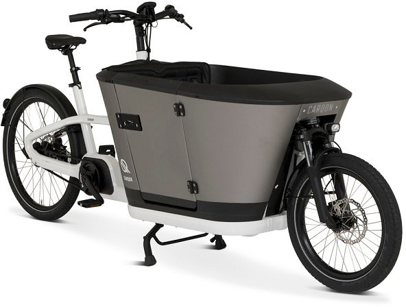 Carqon Classic E2-2x500wh Ladcykel - White
