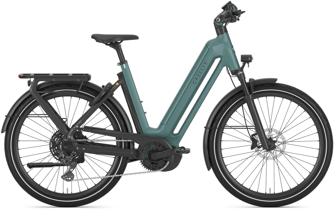 Gazelle Eclipse T11 HMB Dame 2025 - Grøn