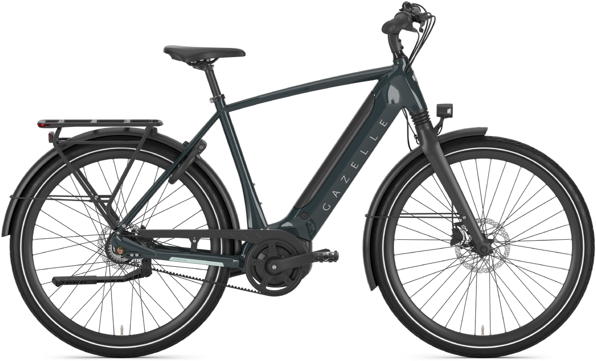 Gazelle Ultimate C8+ HMB Herre 2025 - Grå