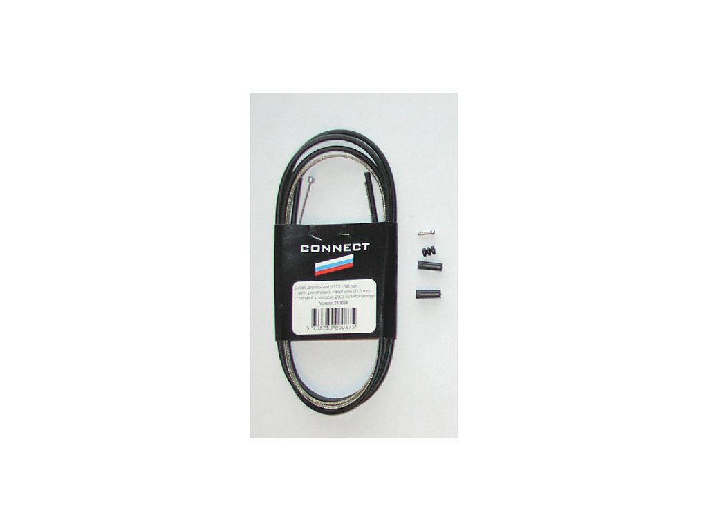 Gearkabel 1,1 x 2000/1700mm Sort.