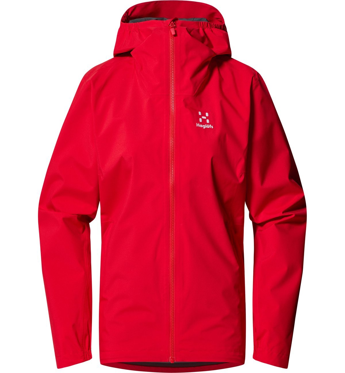 Haglöfs Korp Proof Regnjakke Dame, bright red