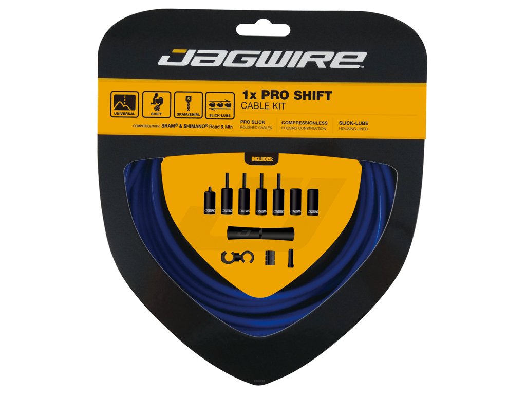 Jagwire - Pro Shift - 1x Gearkabel sæt - Road/MTB - Blå