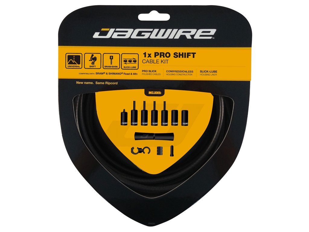 Jagwire - Pro Shift - 1x Gearkabel sæt - Road/MTB - Mat sort