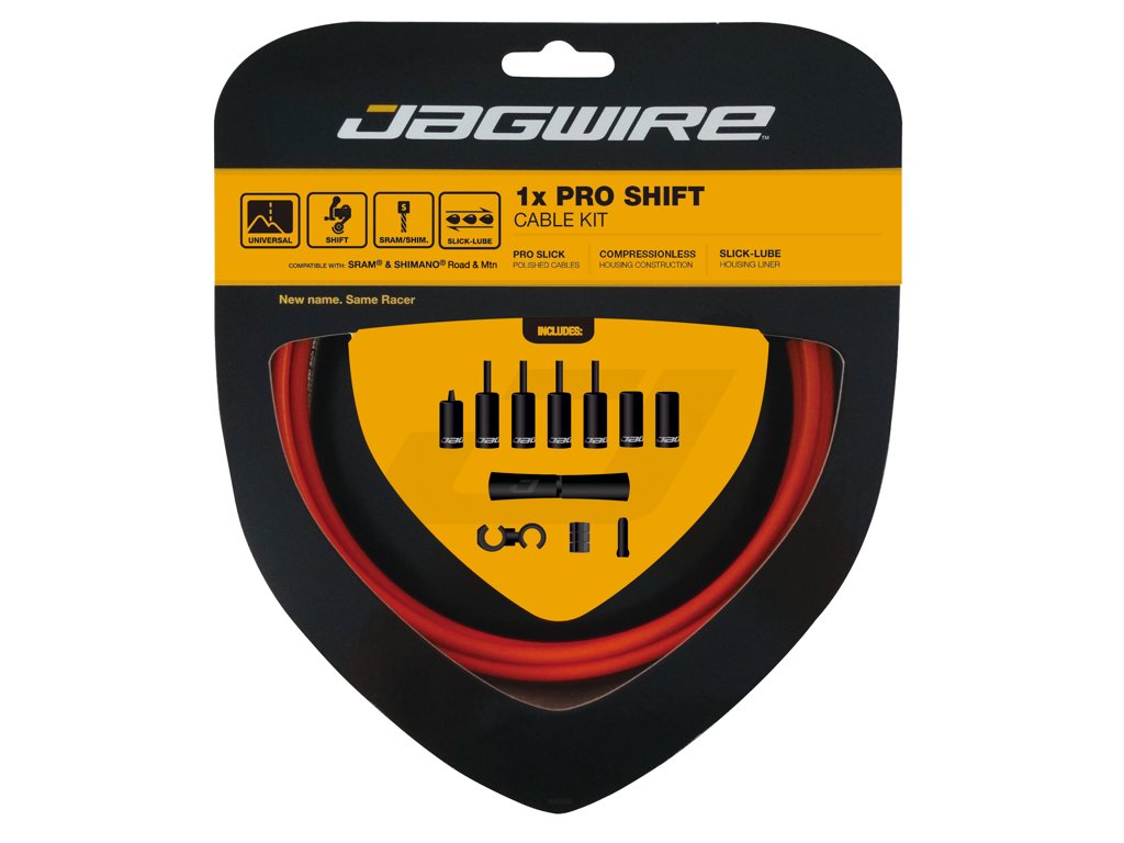 Jagwire - Pro Shift - 1x Gearkabel sæt - Road/MTB - Orange