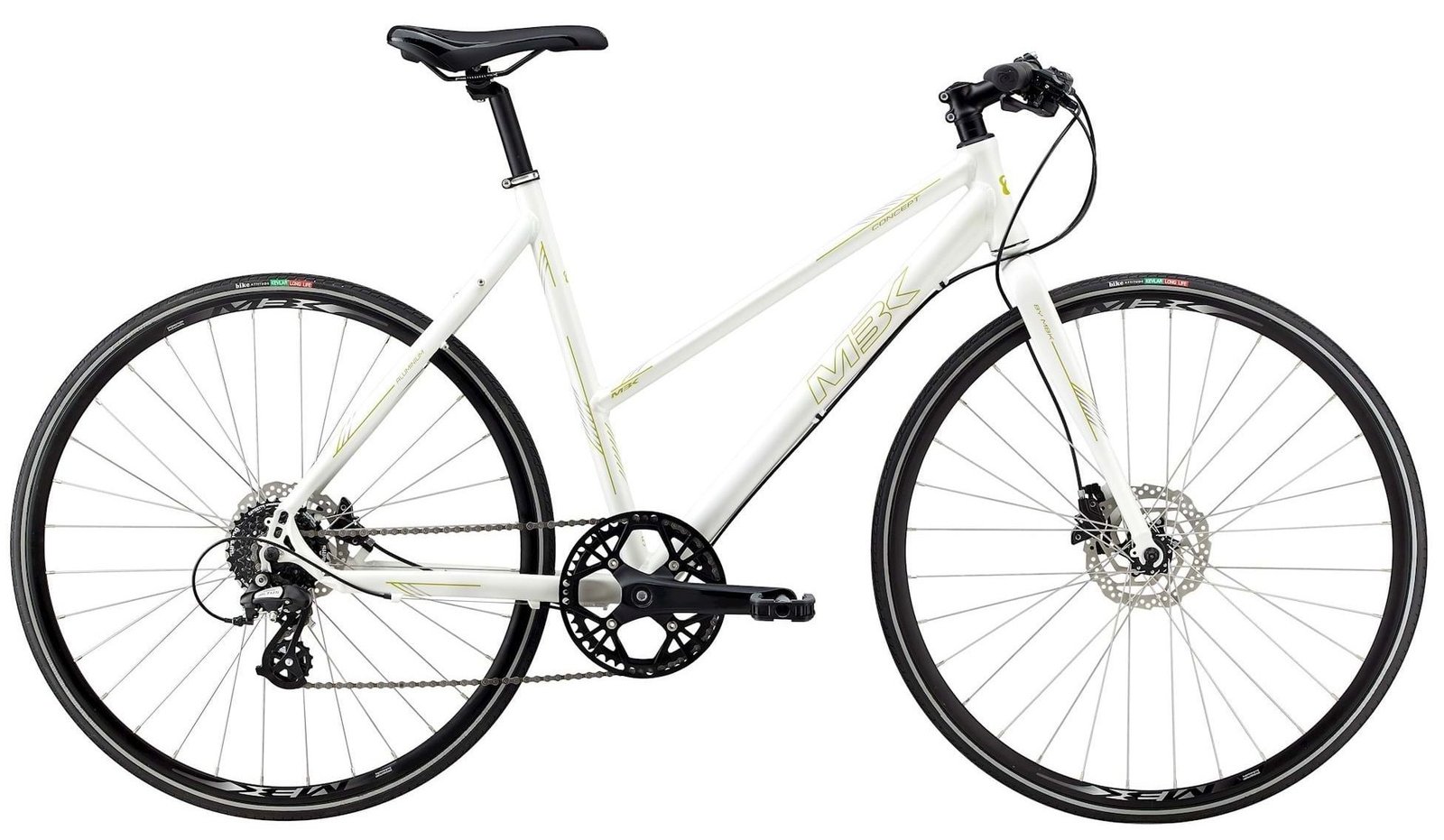 MBK Concept 8g Dame - Hvid