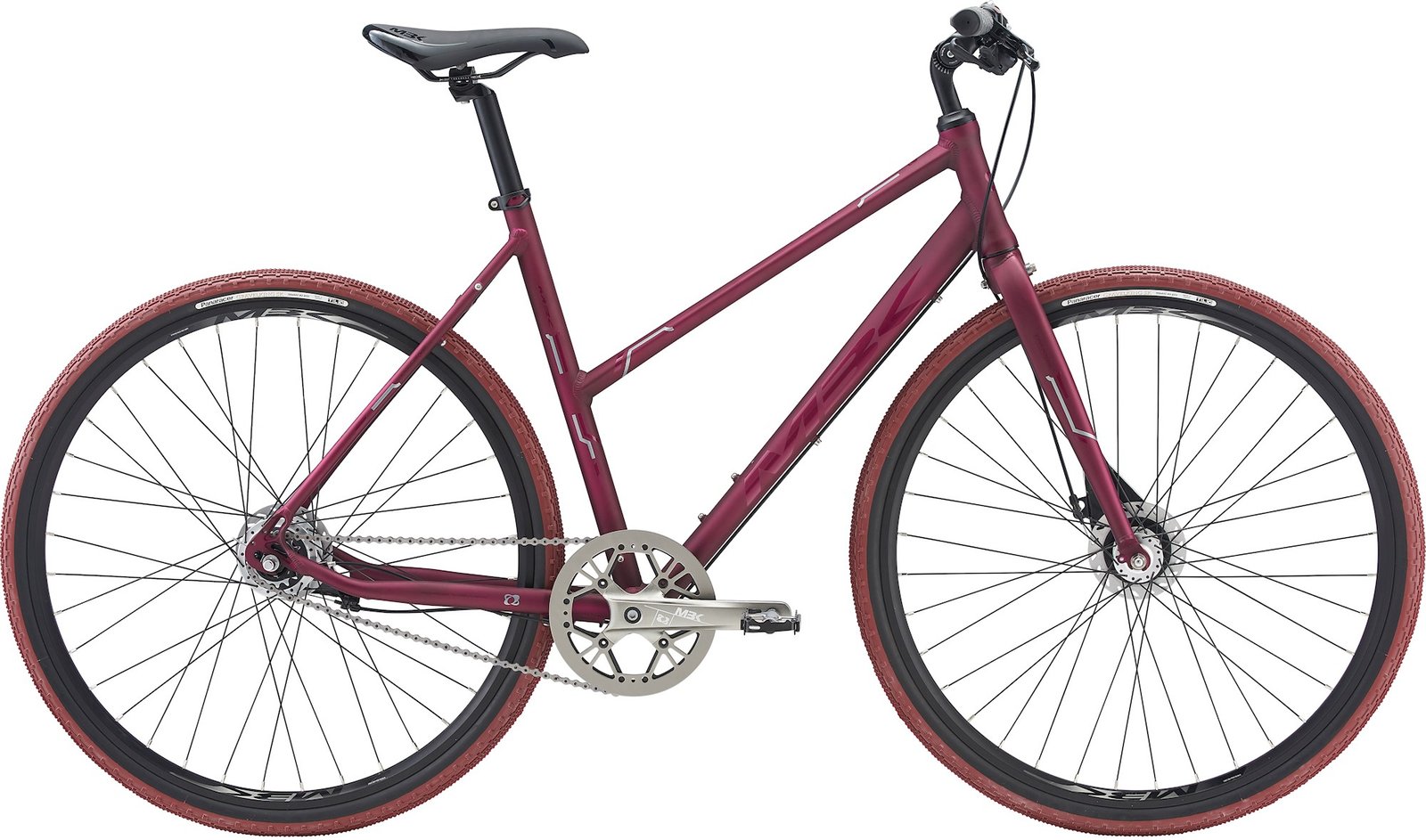 MBK Octane Gravel Urban Dame 7g 2023 - Lilla