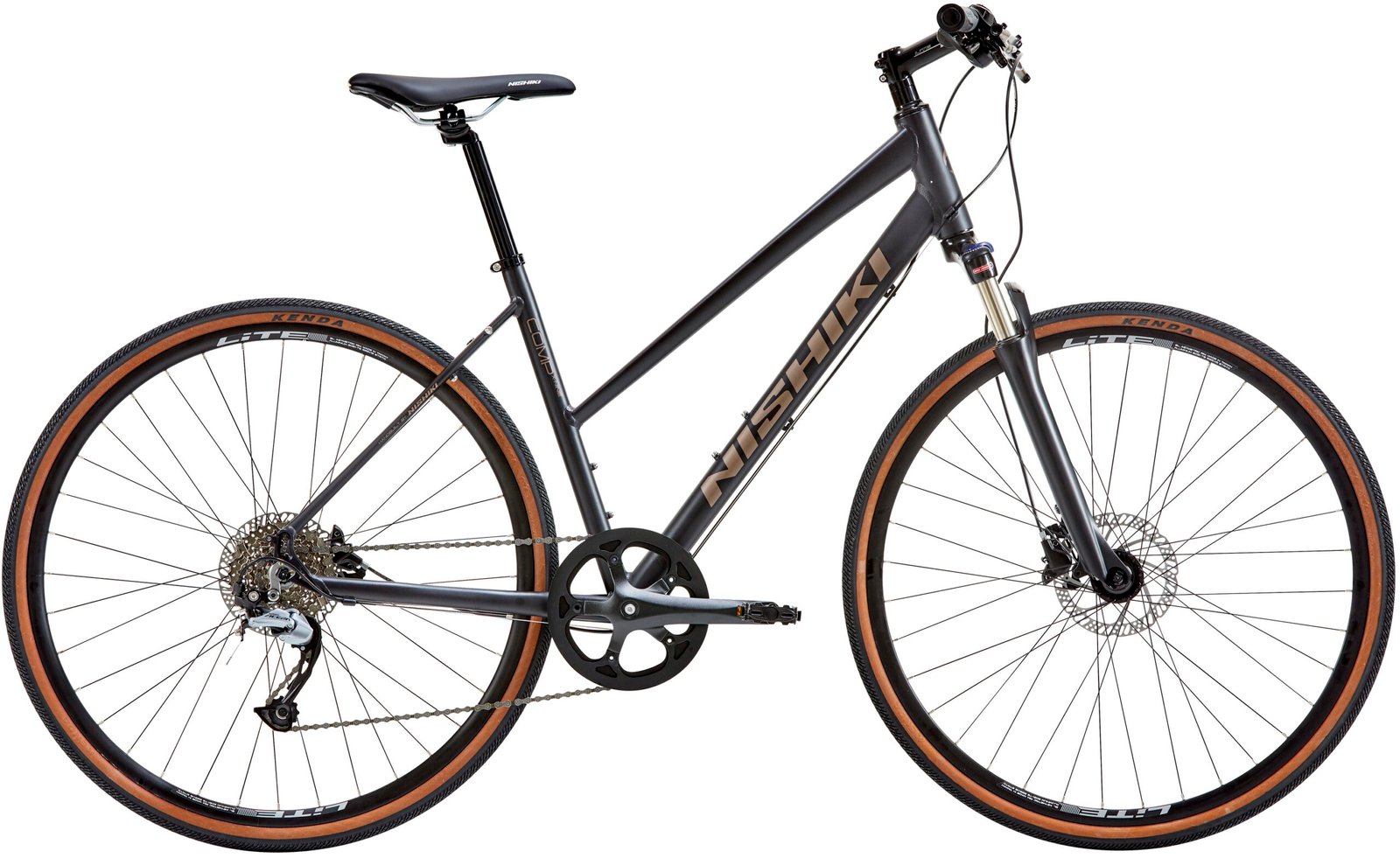Nishiki Comp X-Nine Dame 9g - Sort