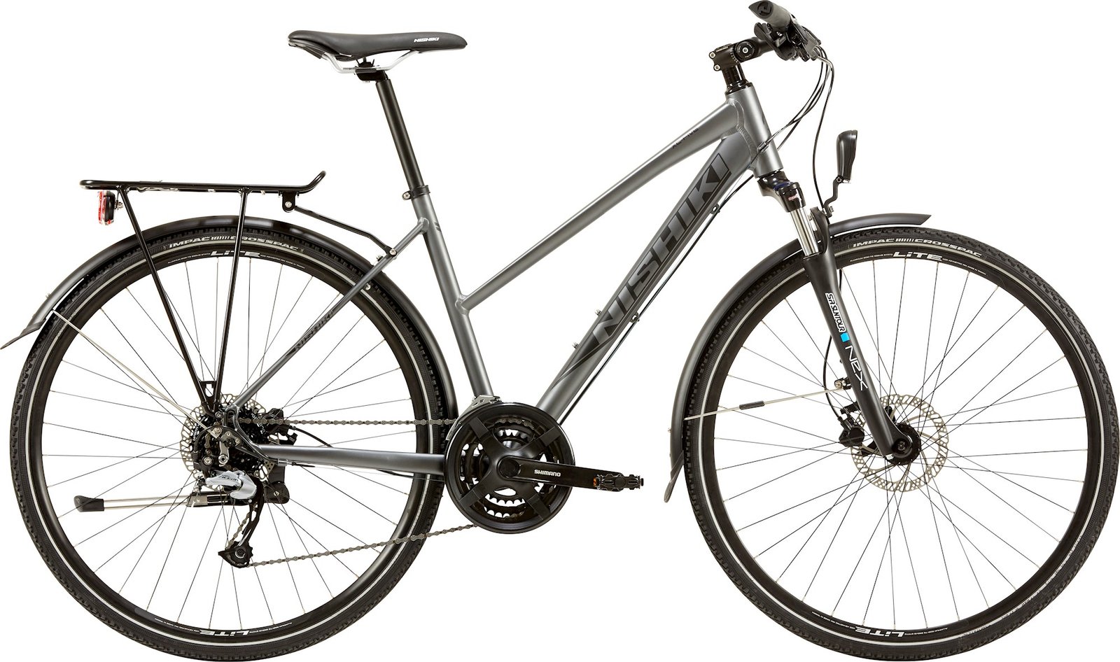 Nishiki XC Five Dame 24g Acera 2023 - Grå