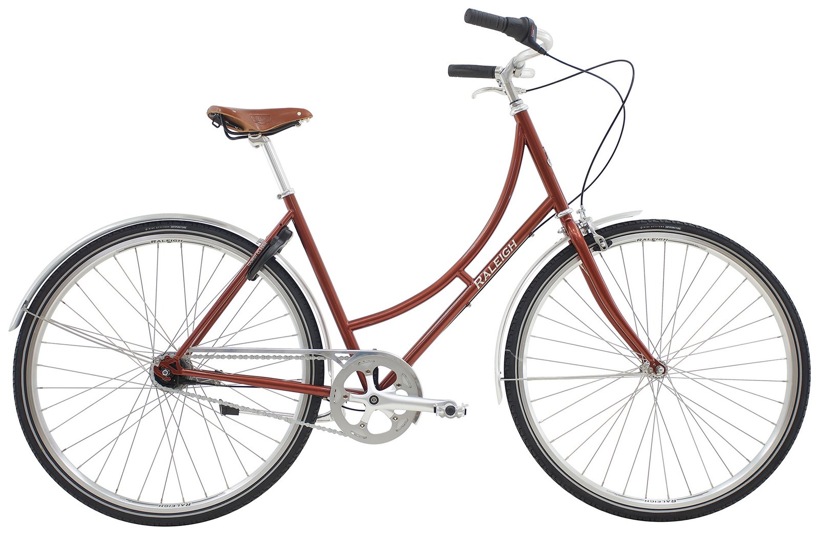 Raleigh Tourist Classic Dame 7g 2023 - Brun