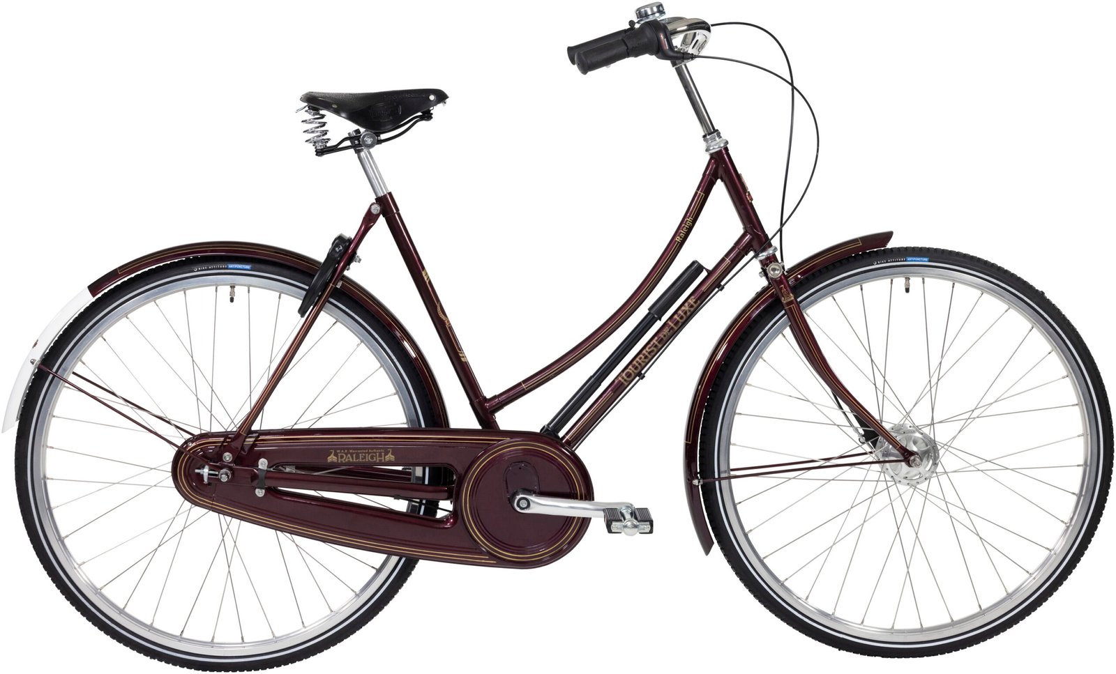 Raleigh Tourist de Luxe Dame Nexus 7g 2022 - Rød