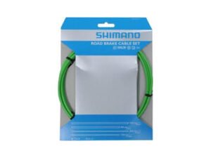 Shimano - Bremsekabel sæt PTFE grøn til Racer/Sportscykler