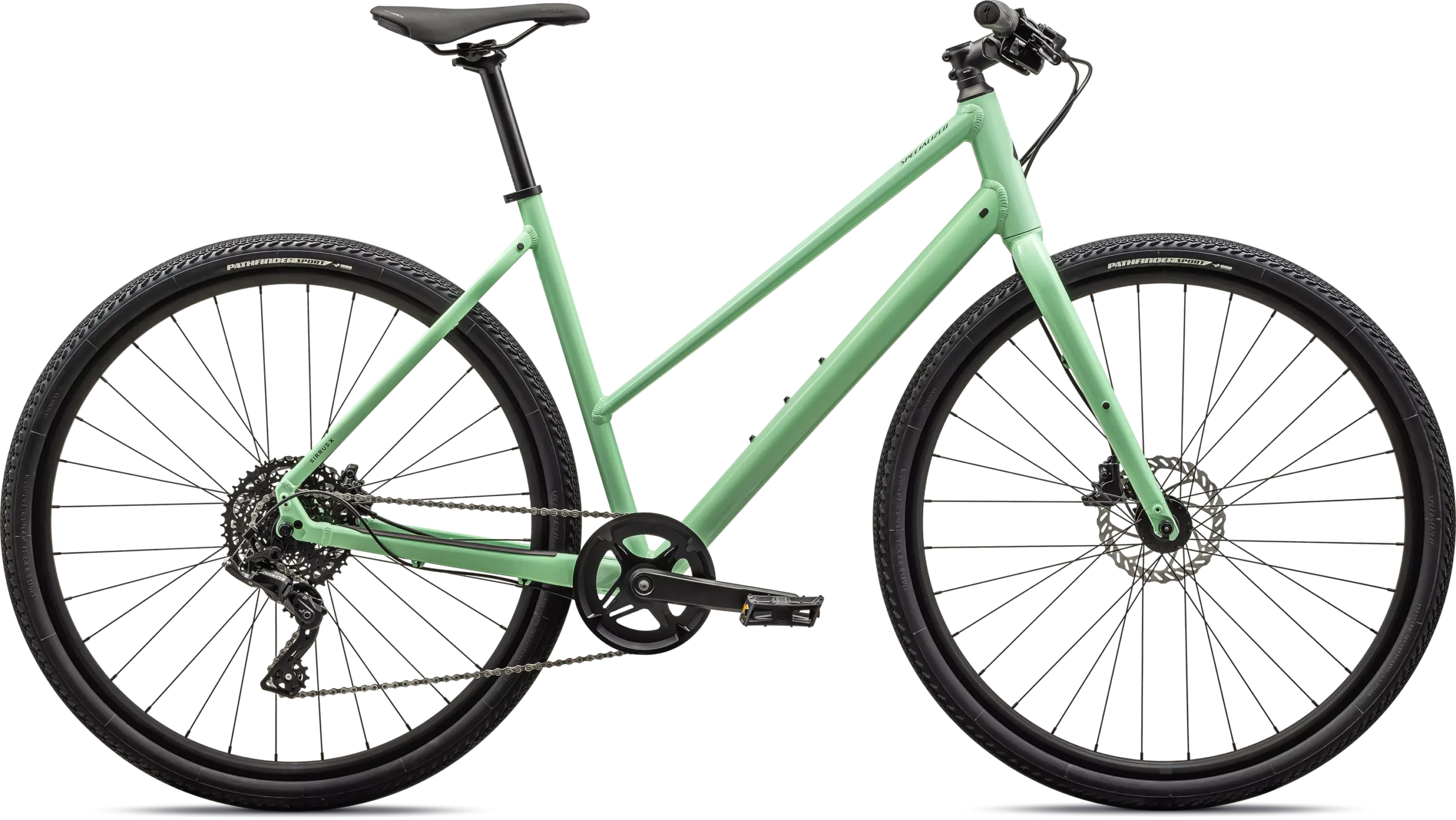 Specialized Sirrus X 2.0 Step-Through 2025 - Grøn