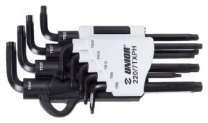 Unior Torx T-Nøgle Kit (T8-T40) (9 Emner)