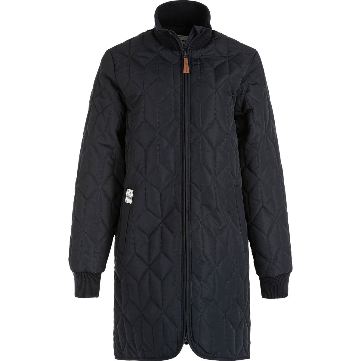 Weather Report Nokka Long Quilted Jakke Dame, Navy