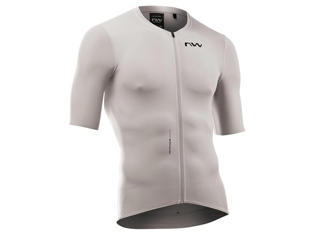Northwave - Essence - Cykeltrøje - Korte Ærmer - Lys Grå - XXL