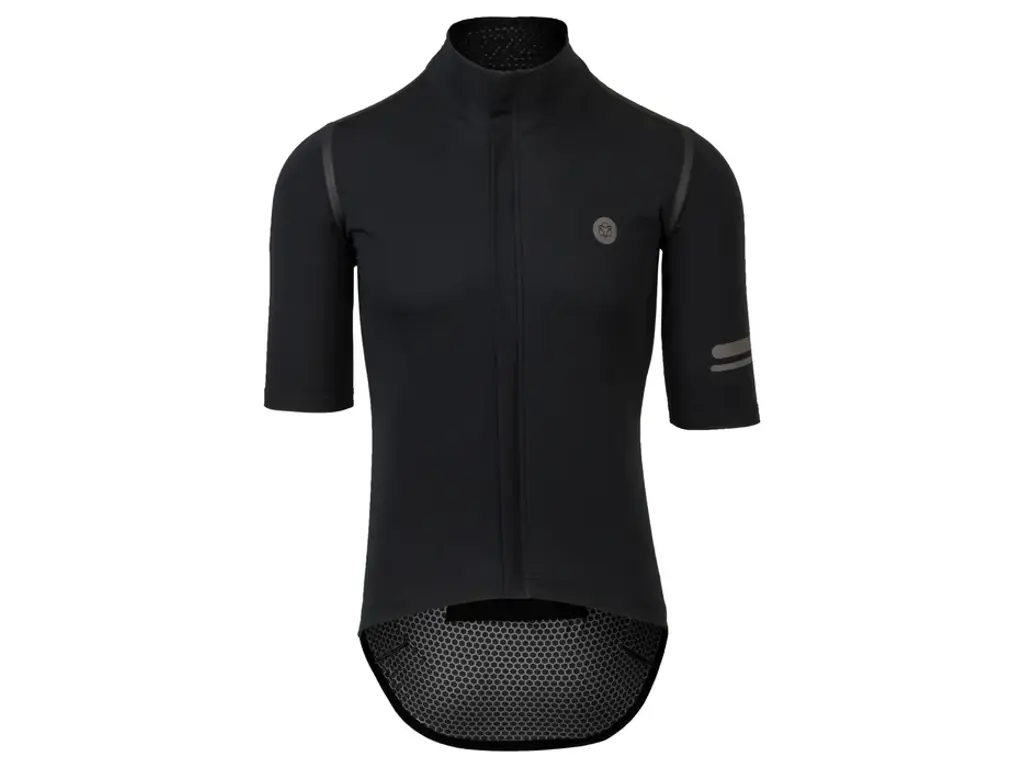 AGU Rain Jersey SS - Cykeltrøje - Korte ærmer - Sort - XL