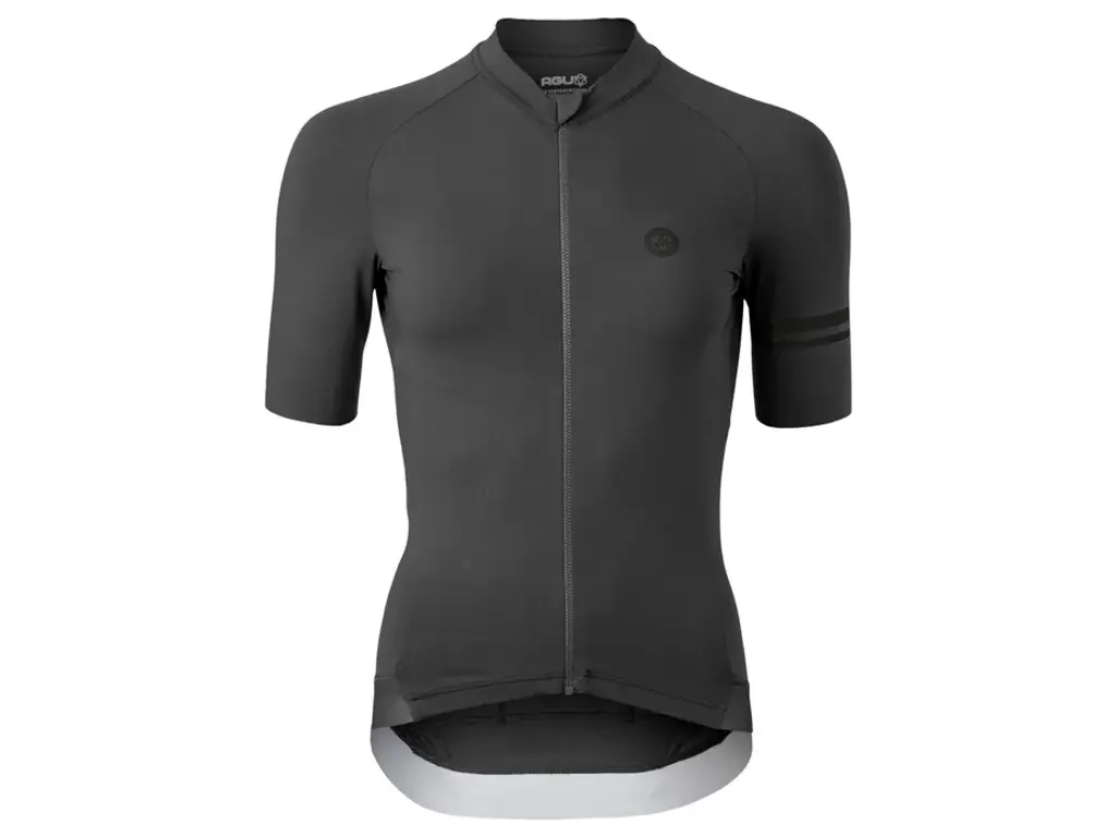 AGU Solid Performance Jersey SS - Cykeltrøje - Korte ærmer - Dame - Sort - XS