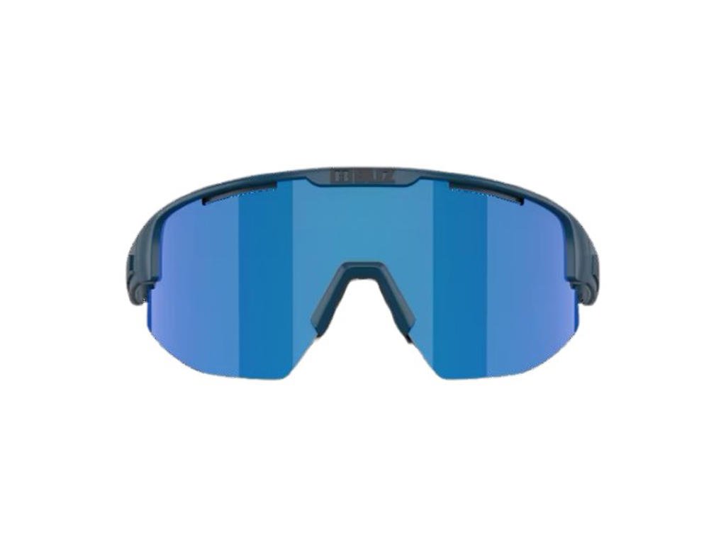 Bliz Matrix Medium (33) - Cykelbriller - Brown/Mirror Lens - Mat Blå