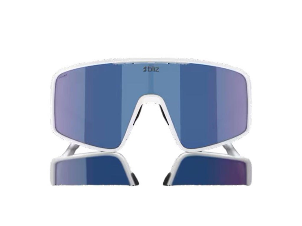 Bliz P001 XL (42) - Cykelbriller - Blue lens - Matte white
