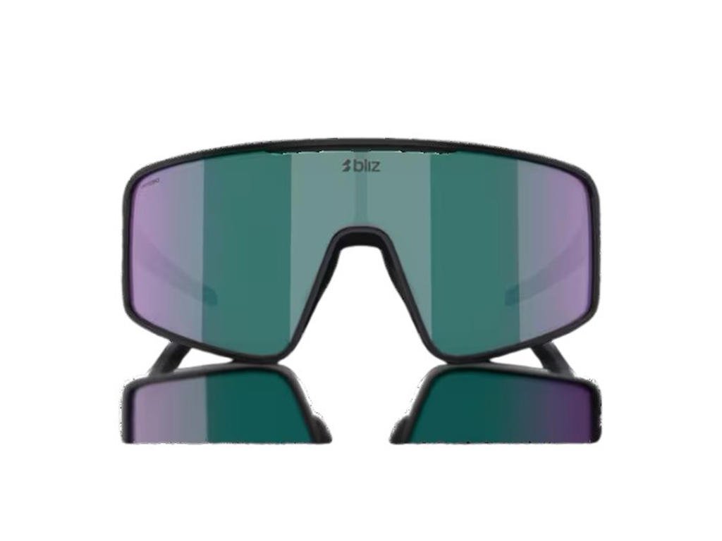 Bliz P001 XL (42) - Cykelbriller - Brown red/green multicolour lens - Matte black