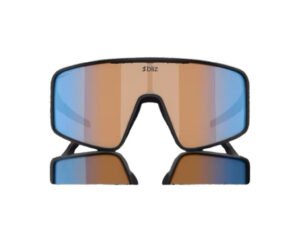 Bliz P001 XL (42) - Cykelbriller - Coral/orange mirror blue lens - Matte black