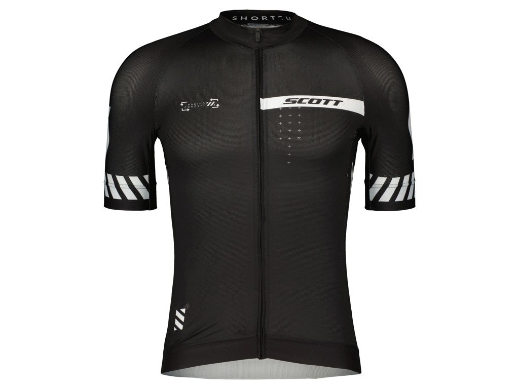 SCOTT RC Pro - Cykeltrøje - Korte Ærmer - Sort - Str. S
