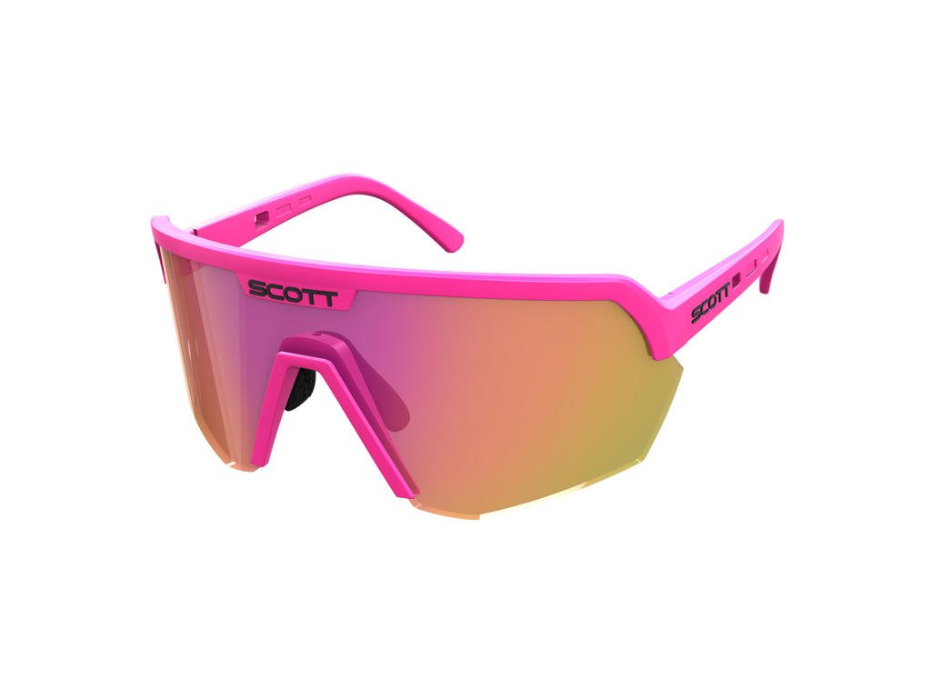 SCOTT Sport Shield Cykelbriller Pink/Pink Krom