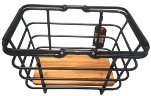 Sort Atran Epic Shopper AVS for & bag cykelkurv, 29 x 40 x 20cm