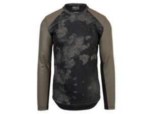 AGU - Cykeltrøje med lange ærmer - Loose fit - MTB - Army Grøn - Str. M