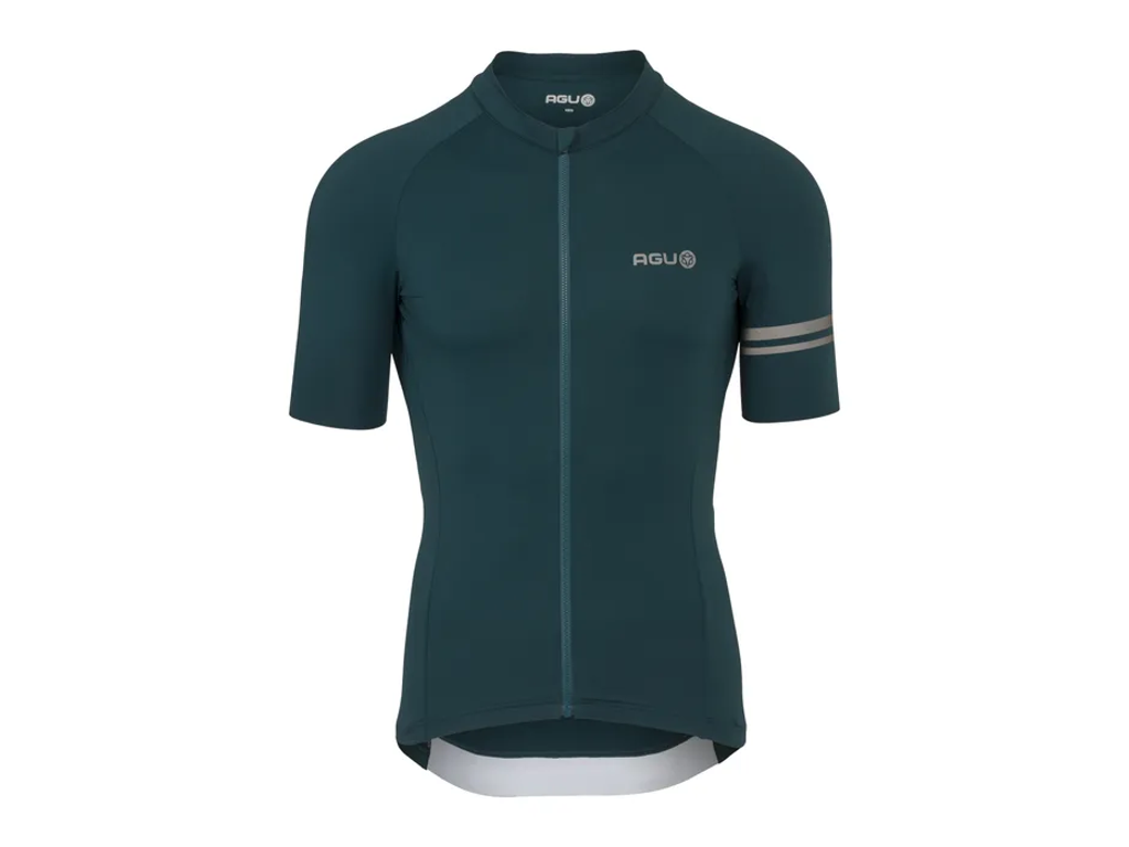 AGU Solid Performance Jersey SS - Cykeltrøje - Korte ærmer - Deep Sea Green - XXL