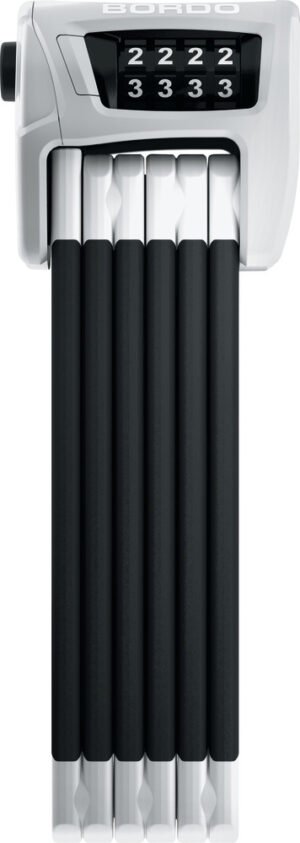 Abus Foldelås 6100 Bordo Combo (SH Beslag) 90cm - Hvid