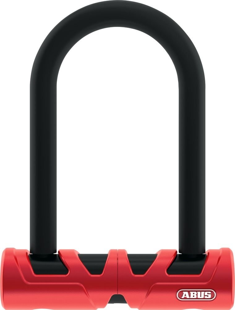 Abus bøjle Cykellås Ultimate 420/150HB140 + USH Rød med nøgle.