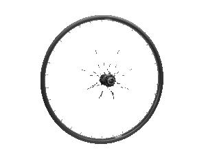 Connect MTB Forhjul - 27,5" - Disc 6-Bolt montering - Sort