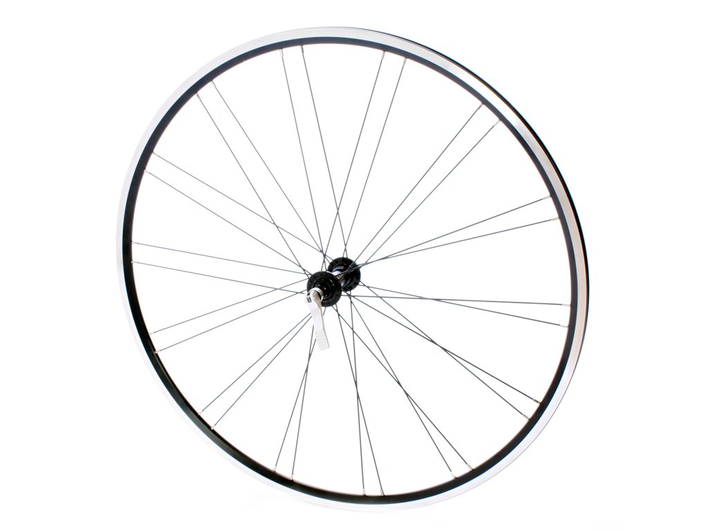 Connect racer forhjul - 700c - Ryde Flyer fælg - Sort/sølv