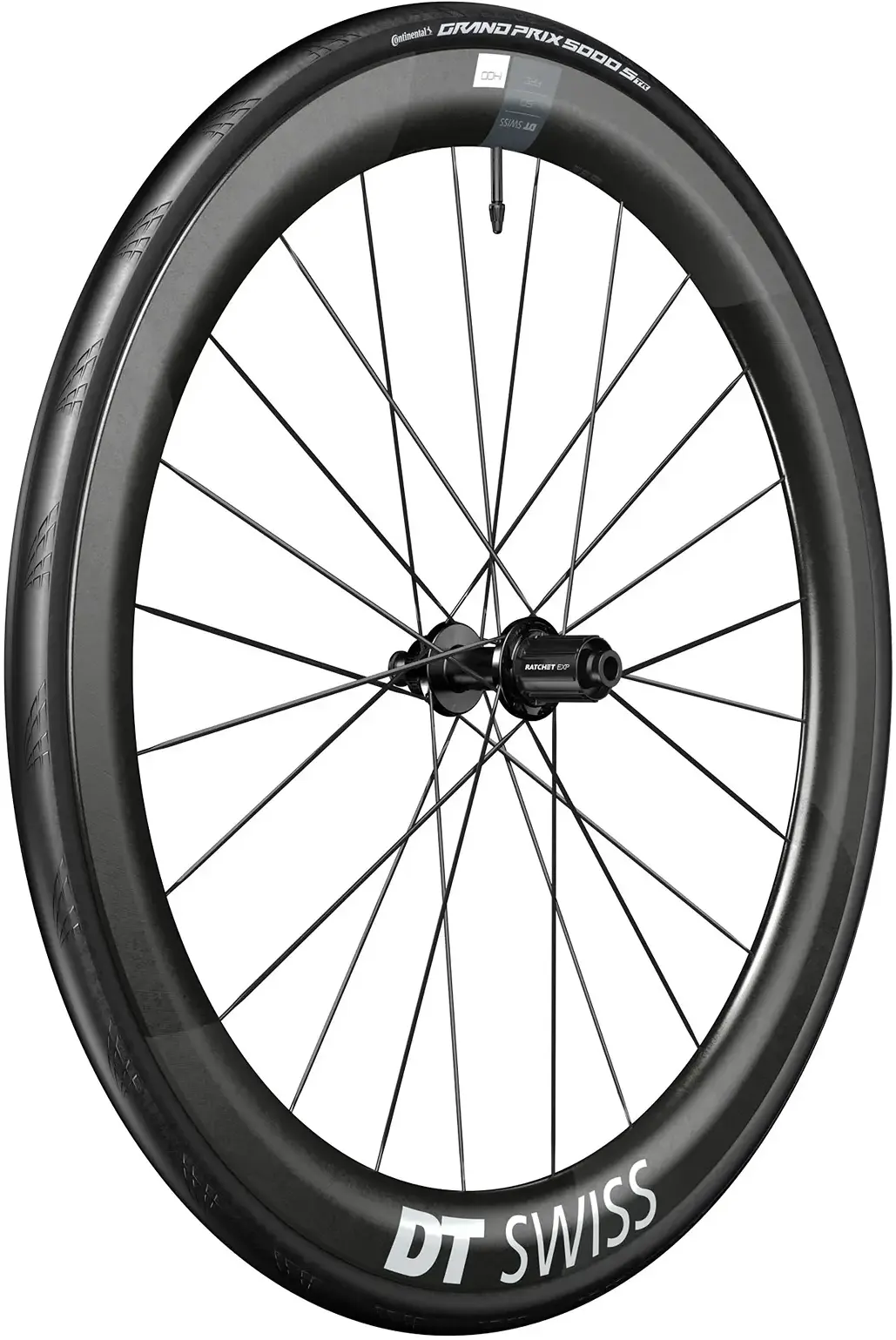 DT Swiss Wheel ARC 1400 Dicut 50 (Inkl. Dæk & Slange) 700c Rear - Shimano/SRAM