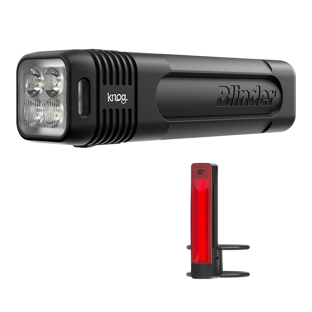 Knog - Blinder 600 Lumen + 20 Lumen - Lygtesæt
