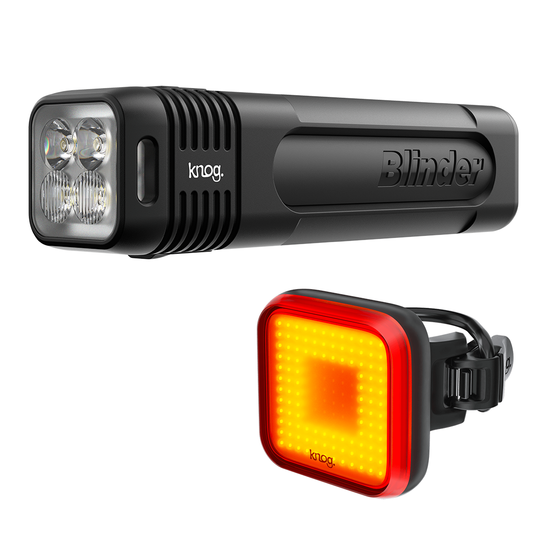 Knog - Blinder 900 Lumen + 100 Lumen - Lygtesæt
