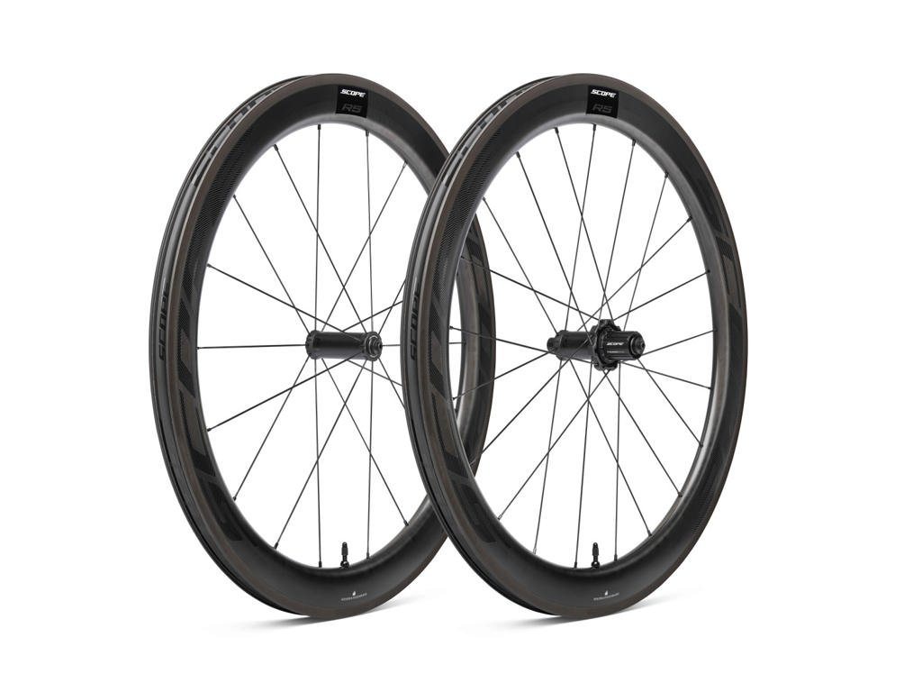 Scope S5 Rim - Hjulsæt Carbon 700c Sport - 55mm profil - Shimano HG 10/11 gear